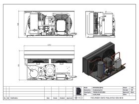 Tecumseh EVO Condensing Unit 5hp R404 MHBP EPCH4561Z-3 Phase