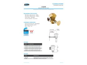 Specification Sheet - Zurn Aquaflush Convers Body - Con
