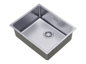 Supporting Image - Memo Oscar Inset/Undermount Extended Single Bowl Sink 500mm Overflow No Taphole