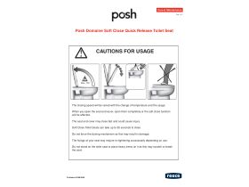 Care & Maintenance - Posh Domaine Soft Close Quick Release Toilet Seat White