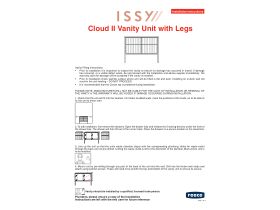 Installation Instructions - ISSY Cloud II Wall Hung Vanity Unit with Legs
