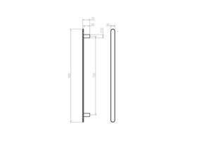 Mizu Soothe Vertical Heated Towel Rail