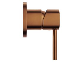 Supporting Image - Mizu Drift Shower Mixer Kit Brushed Bronze Lead Free - Side