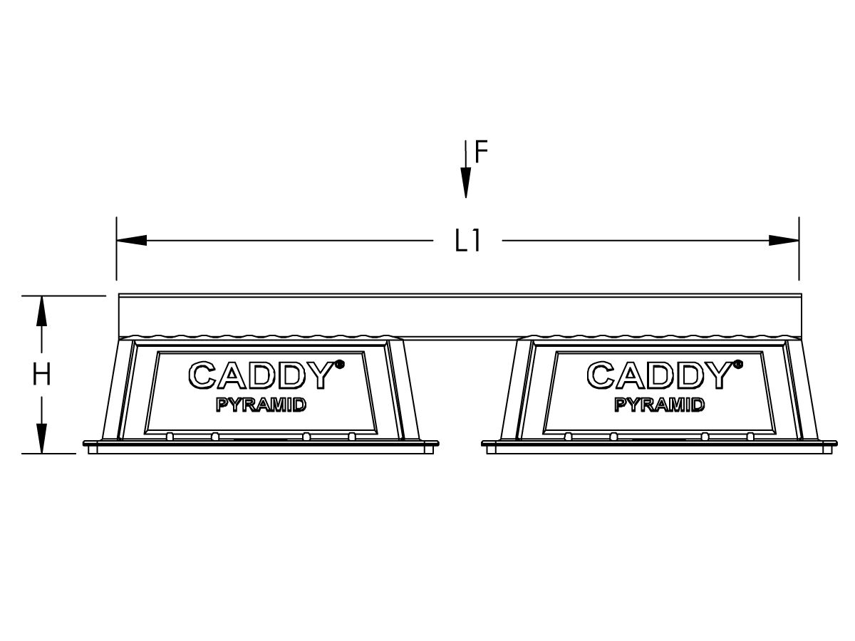 Caddy Pyramid Strut Bridge 42" (1067mm)