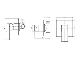 Mizu Bloc MK2 Shower Mixer