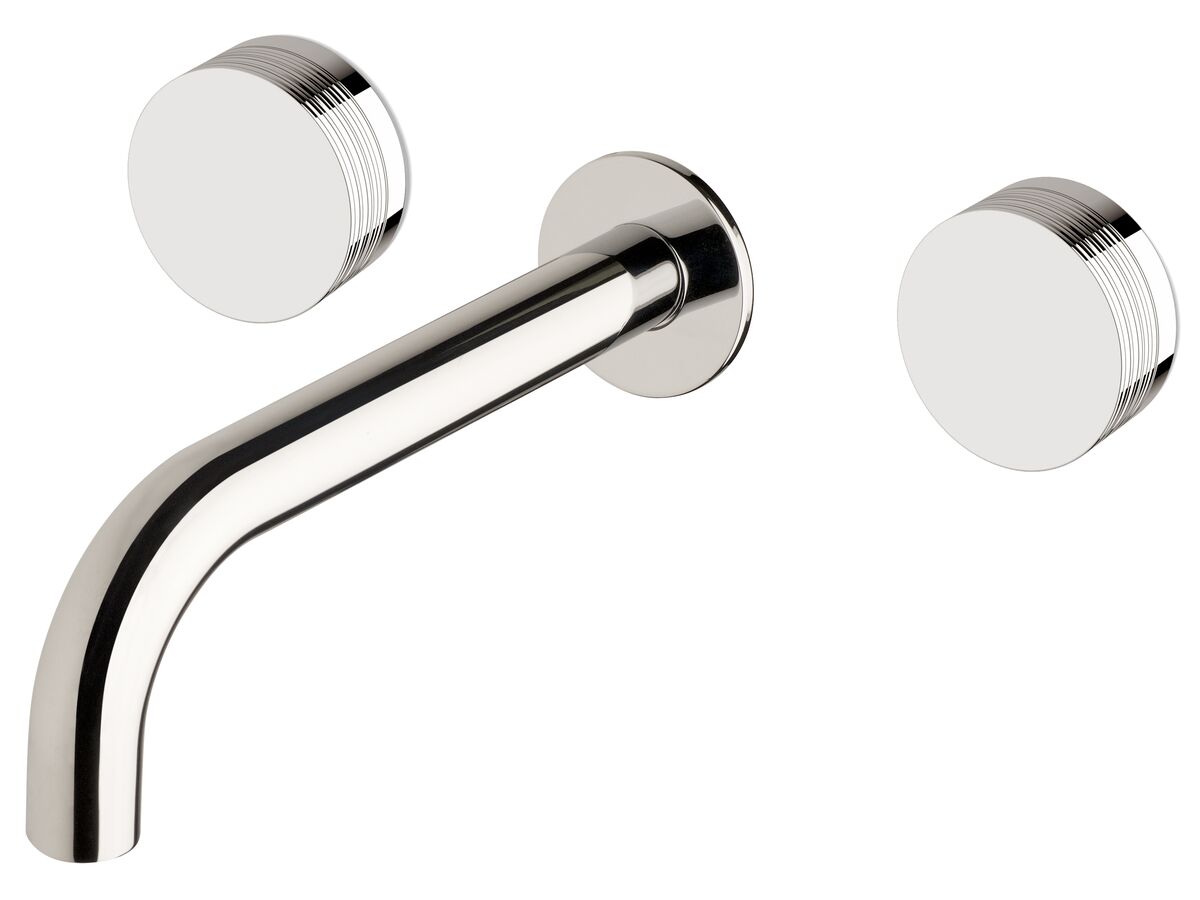 Sussex Pure Bath Set 200mm with Cirque Textured Handles Chrome