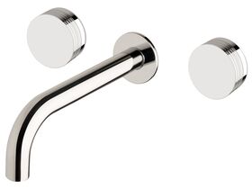 Sussex Pure Bath Set 200mm with Cirque Textured Handles Chrome