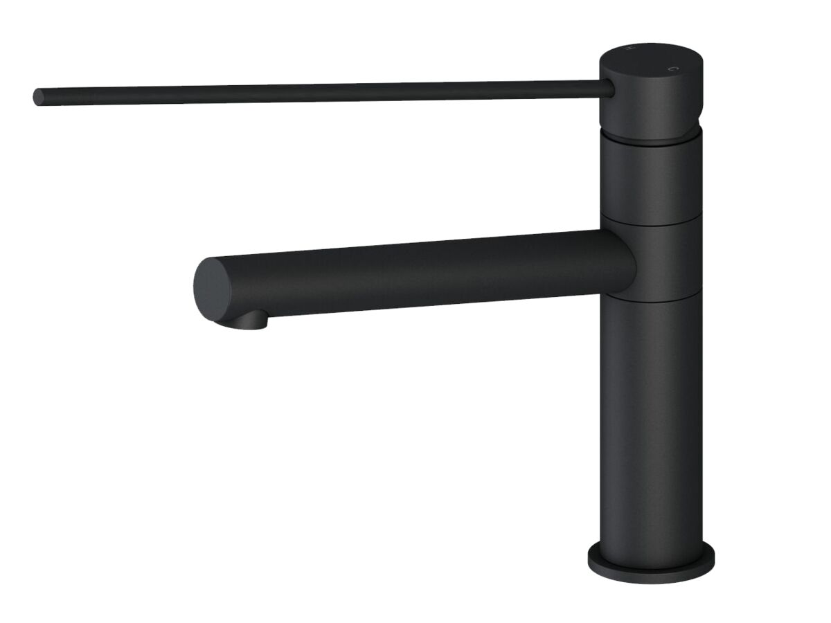 Mizu Drift MK2 Sink Mixer with Extended Lever Matte Black (4 Star)