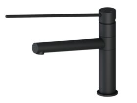 Mizu Drift MK2 Sink Mixer with Extended Lever Matte Black (4 Star)