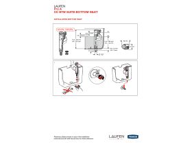 Installation Instructions - LAUFEN Pro A Close Coupled Back to Wall Toilet Suite Bottom Inlet Soft Close Seat White (4 Star)