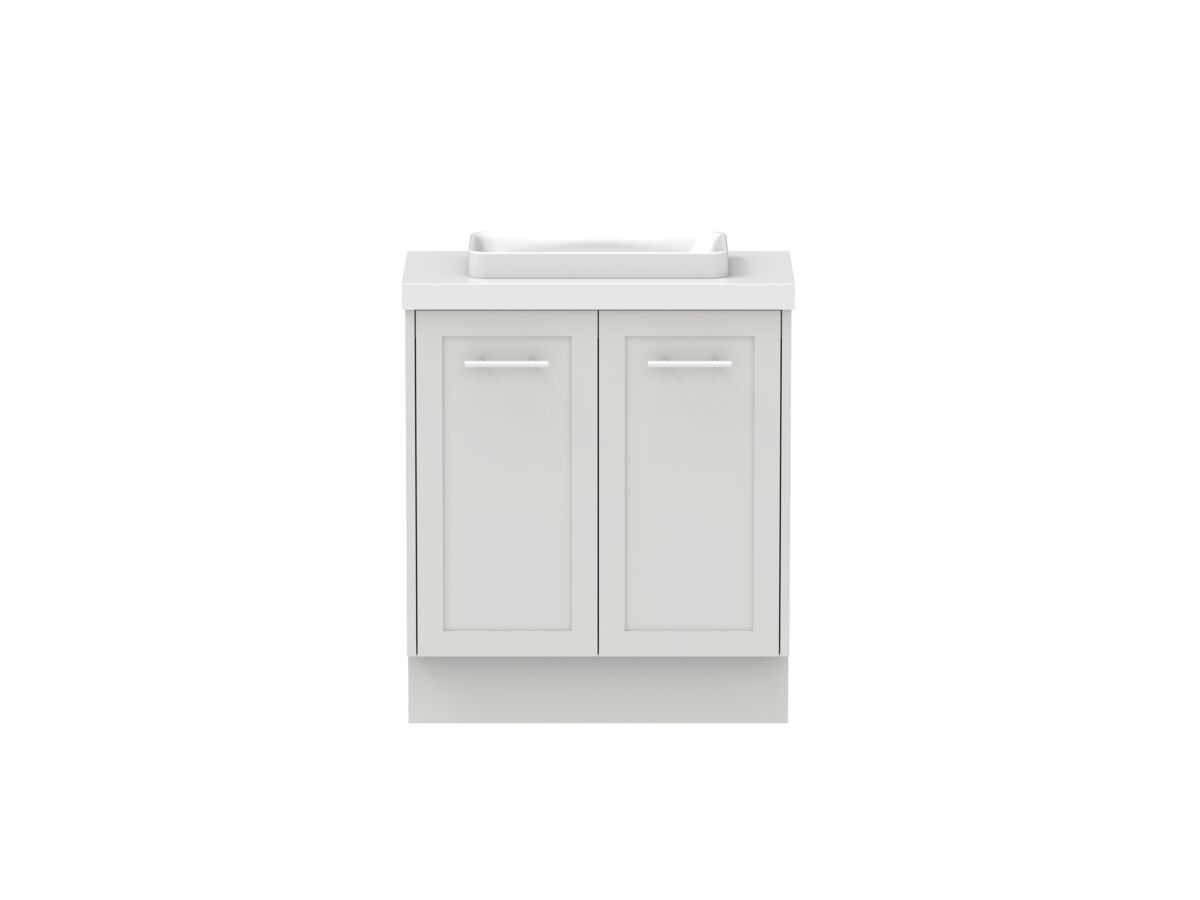 Hero - Kado Lux Ensuite All Door 750mm Floor Mount Centre Basin 50mm Top