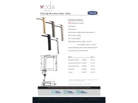 Specification Sheet - Voda Tide Hi Rise Basin Mixer (4 Star)