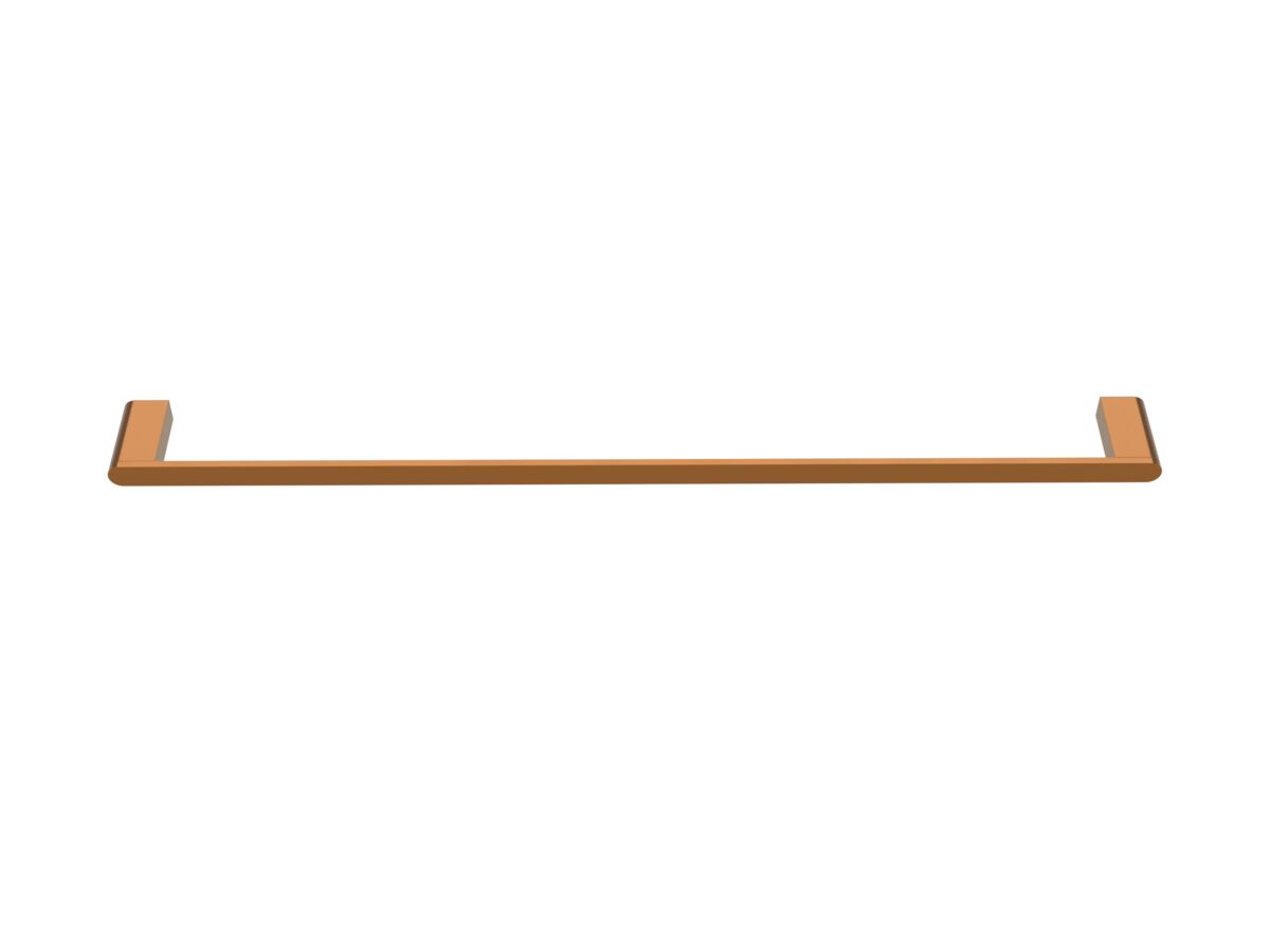 Supporting Image - Mizu Soothe Single Towel Rail 750mm Brushed Bronze - Front