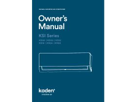 Owners Manual - Kaden R32 KSI Wall Mounted Air Conditioner
