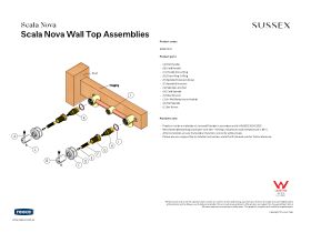 Installation Instructions - Sussex Scala Nova Wall Top Assembly Lead Free