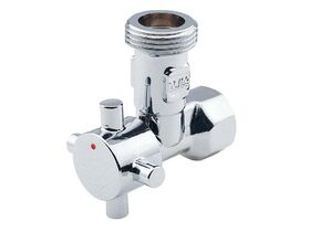 Arco Right Angle Washing Machine Stop Cross Handle Hot Chrome