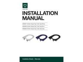 Technical Guide - Wolfen Single Flap Toilet Seat