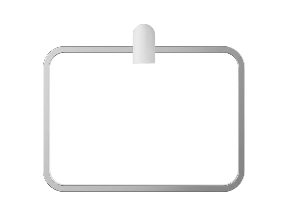 Supporting Image 2 - Mizu Soothe Towel Ring Chrome - Front