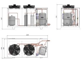 ACPAC Packaged Condensing Unit AP4.8L2-4 3 Phase