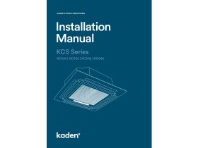 Installation Manual - Kaden Cassette Air Conditioner