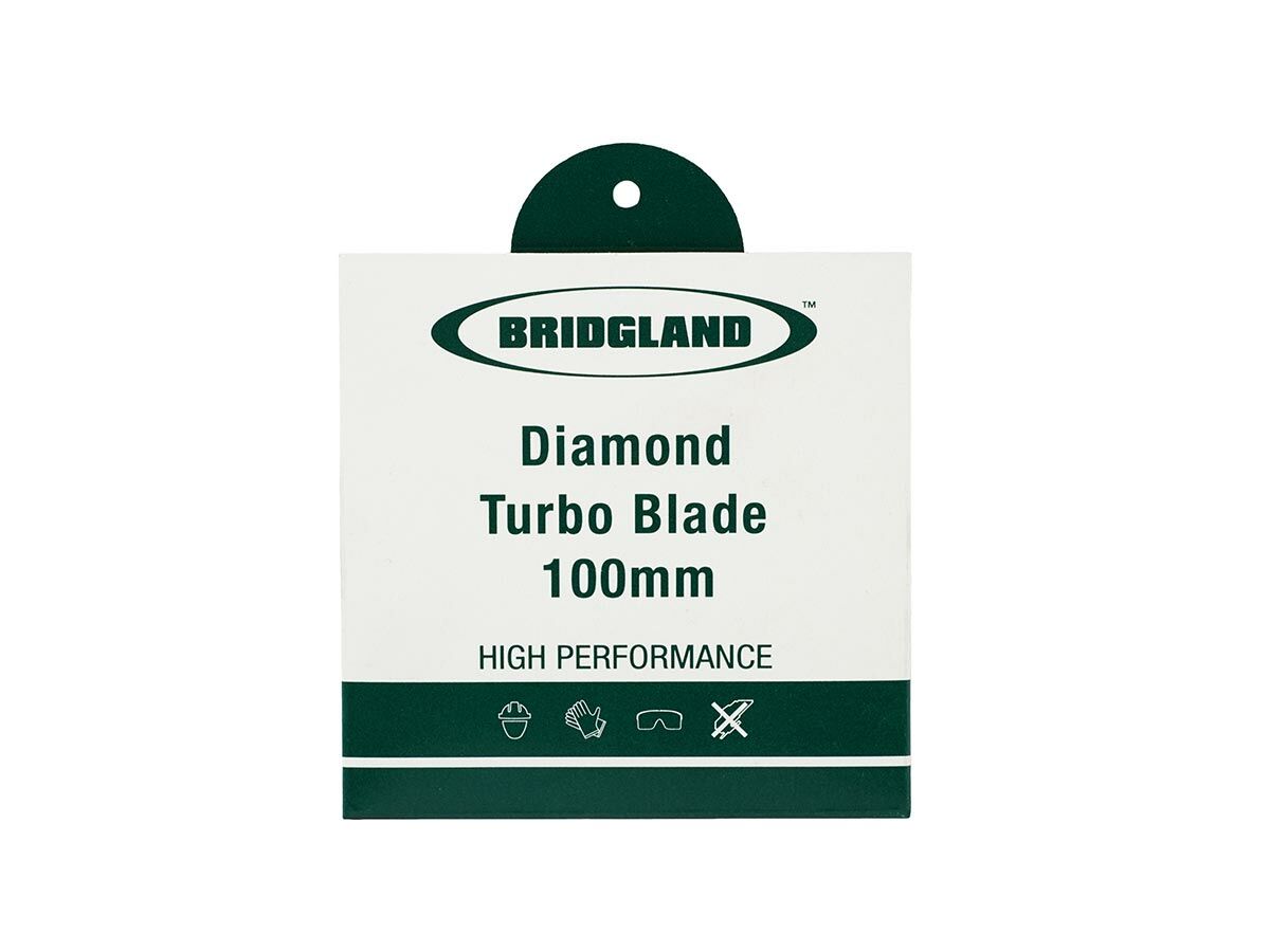 Bridgland Diamond Turbo Blade 100mm