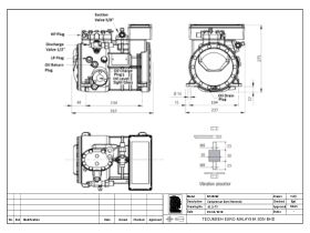 Tecumseh Semi Hermetic Compressor SH4526Z