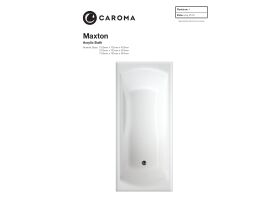 Technical Guide - Caroma Maxton 1525 Bath White