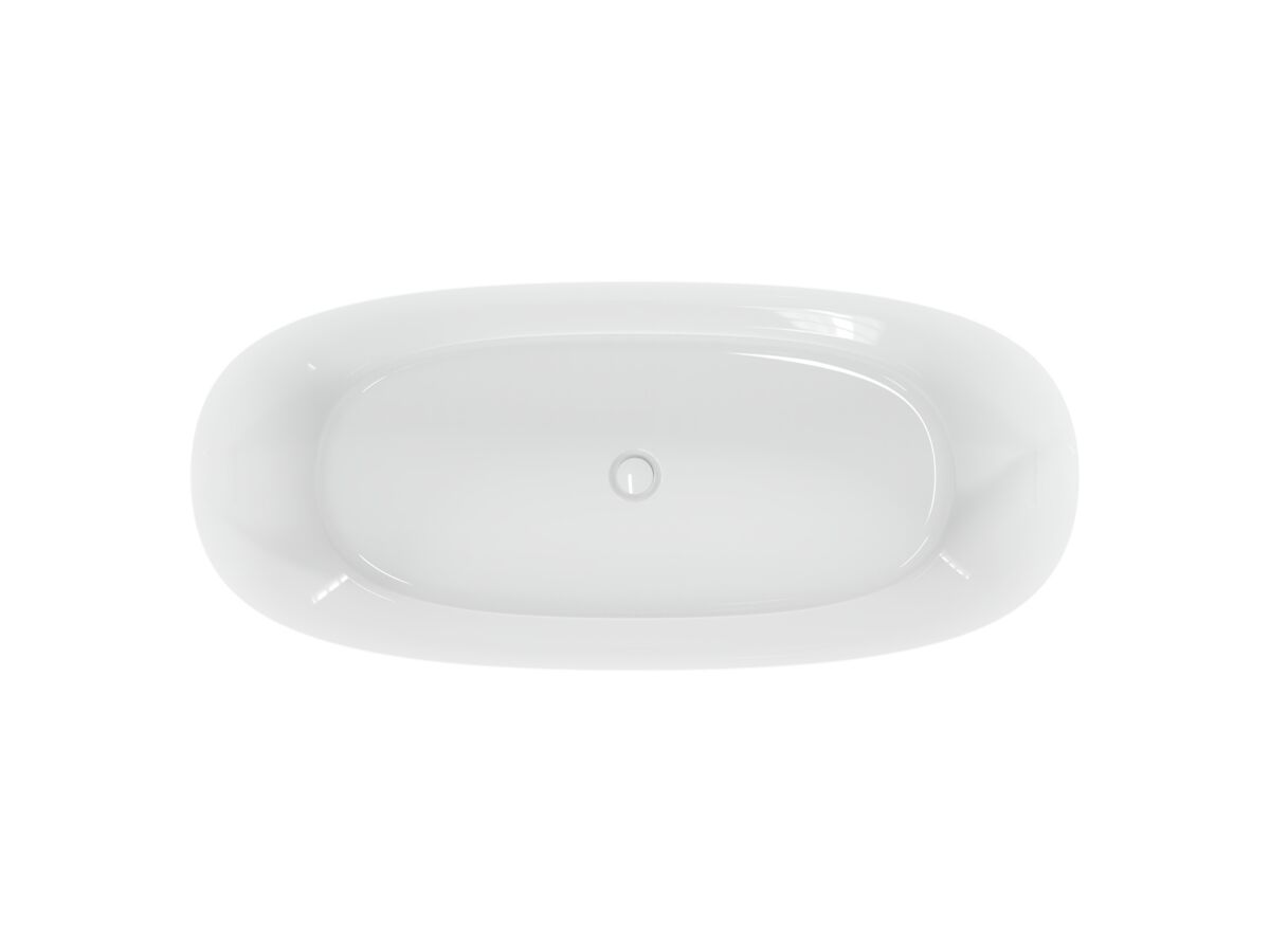 Supporting Image 2 - Kado Lux Freestanding Bath 1700mm x 750mm x 580mm Gloss White