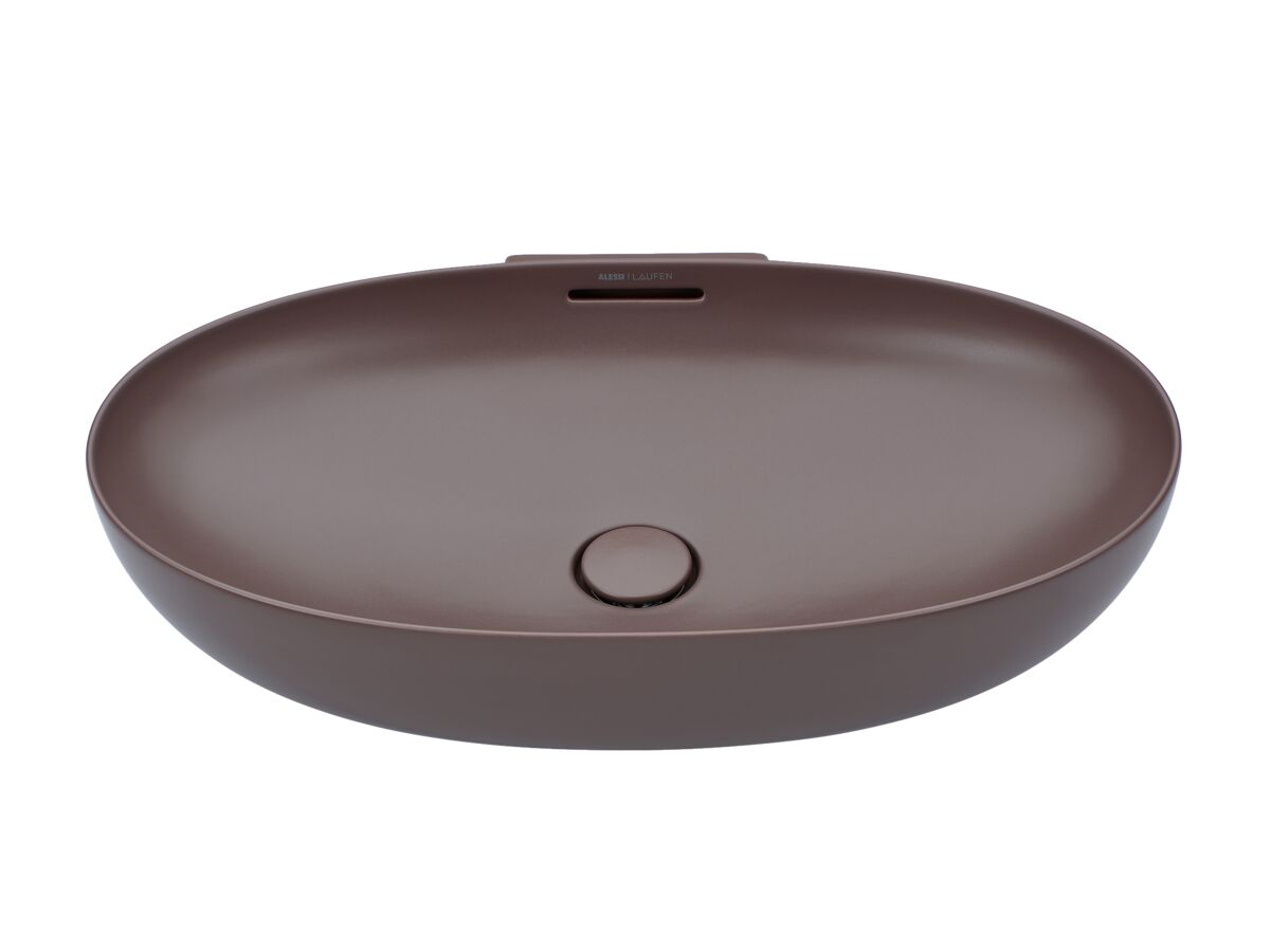 Supporting Image - LAUFEN Alessi Counter Basin 700mm Matte Cafe - Front 3 Qtr