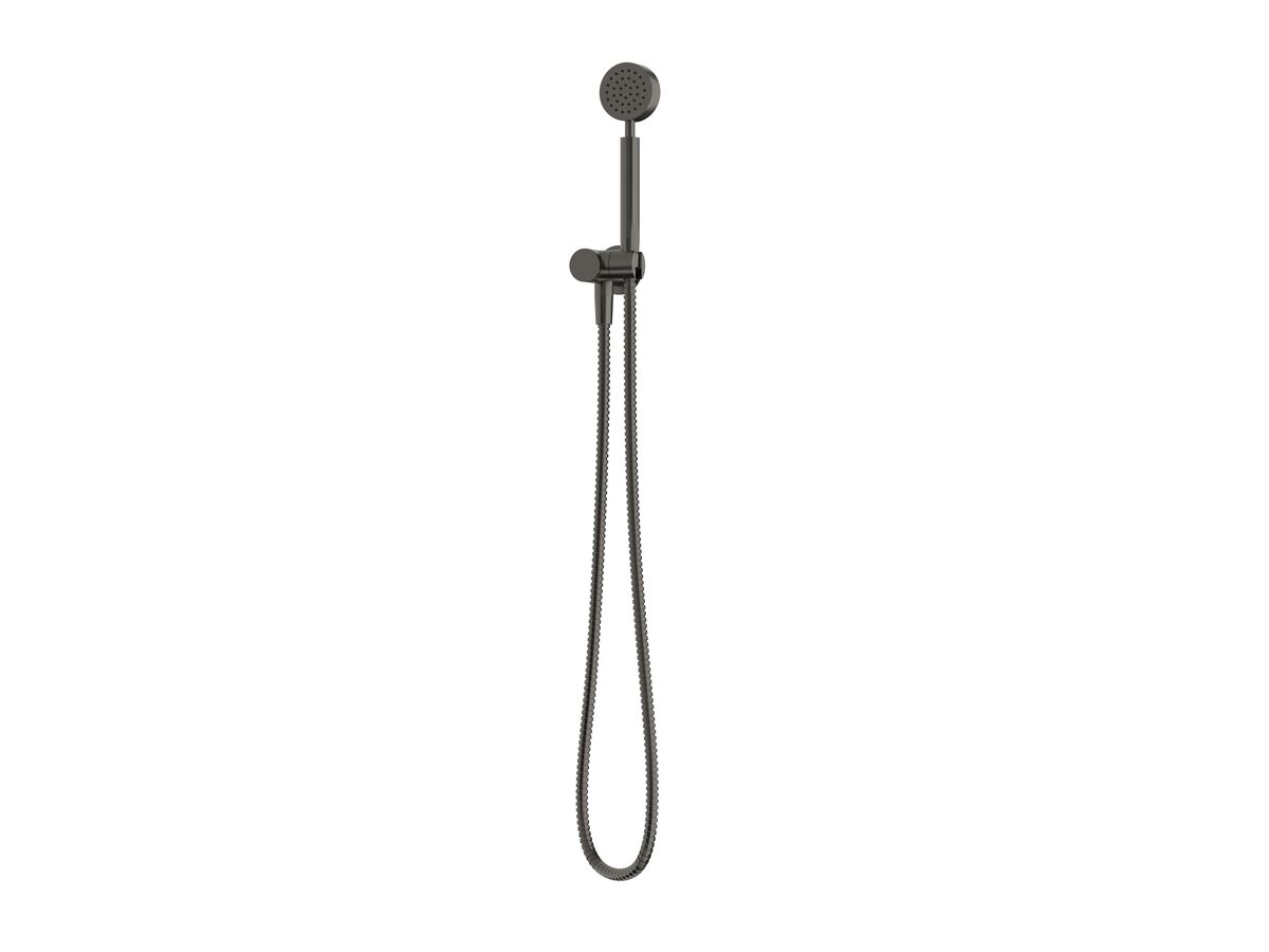 Sussex Pure Round Handshower with Swivel Bracket Brushed Gunmetal (3 Star)