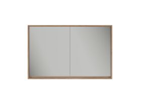 Supporting Image - Kado Aspect 1200mm Mirror Cabinet Two Doors - Boston Oak