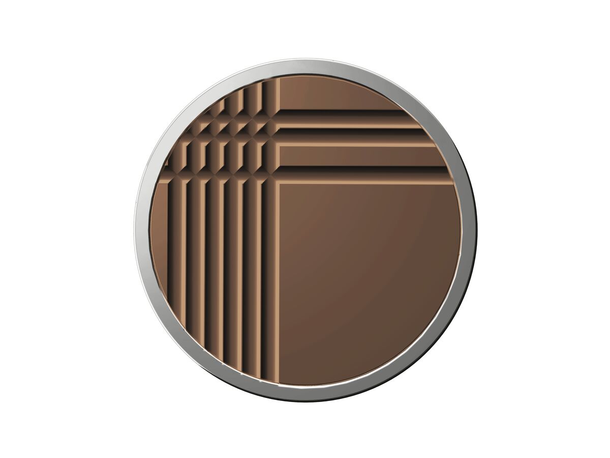 Supporting Image - Sussex Pure Elemental Handle Insert Strati PVD Brushed Bronze with Chrome Base