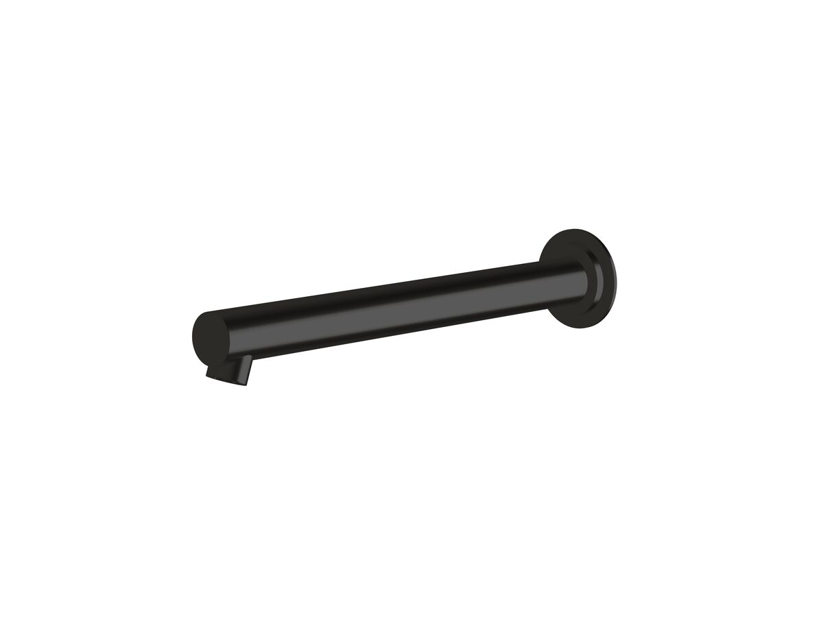 Sussex Scala Bath Wall Outlet 250mm LUX PVD Matte Opium Black