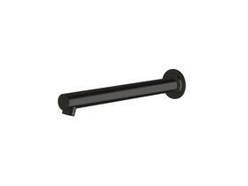 Sussex Scala Bath Wall Outlet 250mm LUX PVD Matte Opium Black