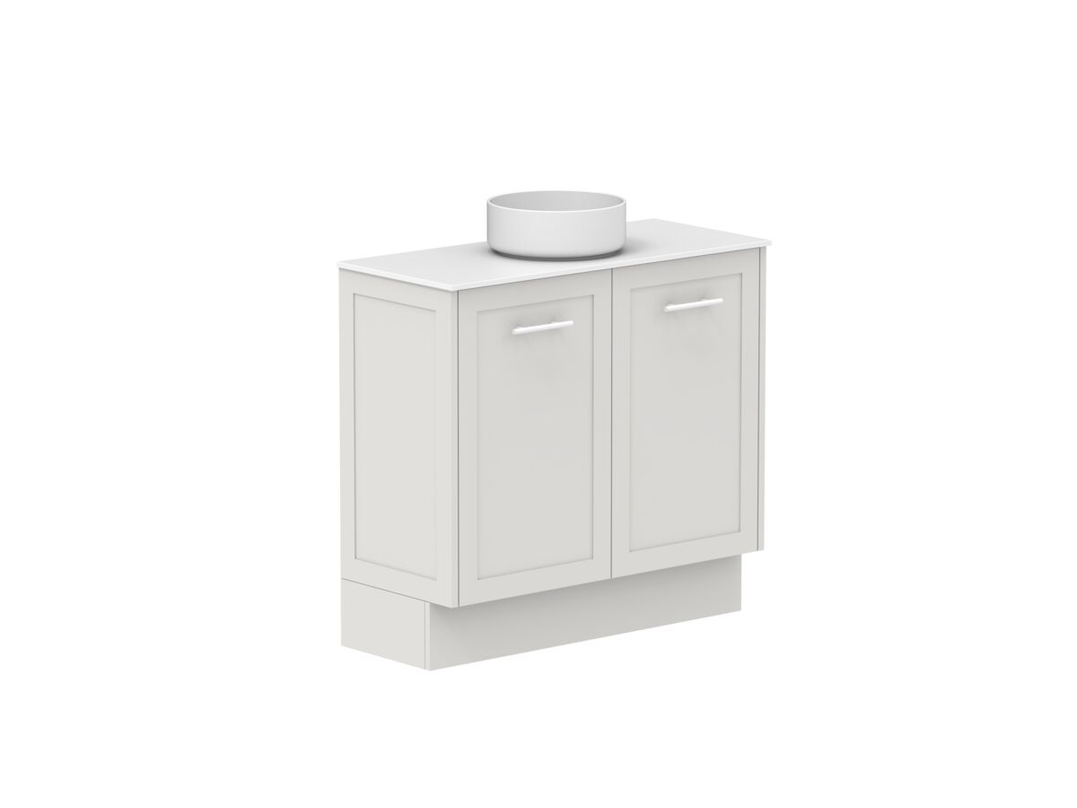 Supporting Image - Kado Lux Ensuite All Door 900mm Floor Mount Centre Basin 12mm Durasein Top
