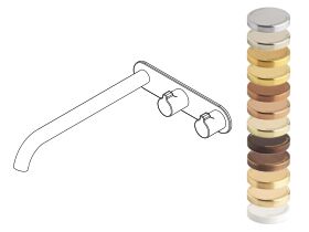 Hero - Faucet Strommen Vara Fin Wall Basin / Bath Hostess Tap System Right Hand 250mm Specialty Finish (6 Star) Lead Free