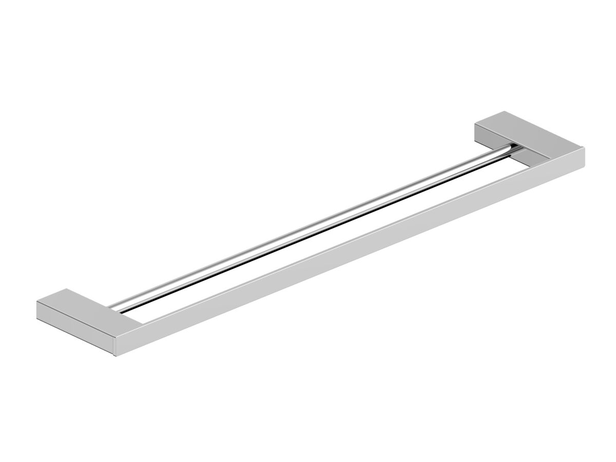 Hero - Mizu Bloc Double Towel Rail 600mm Chrome
