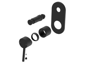 Mizu Drift MK2 Shower Mixer with Diverter Trimset Matte Black