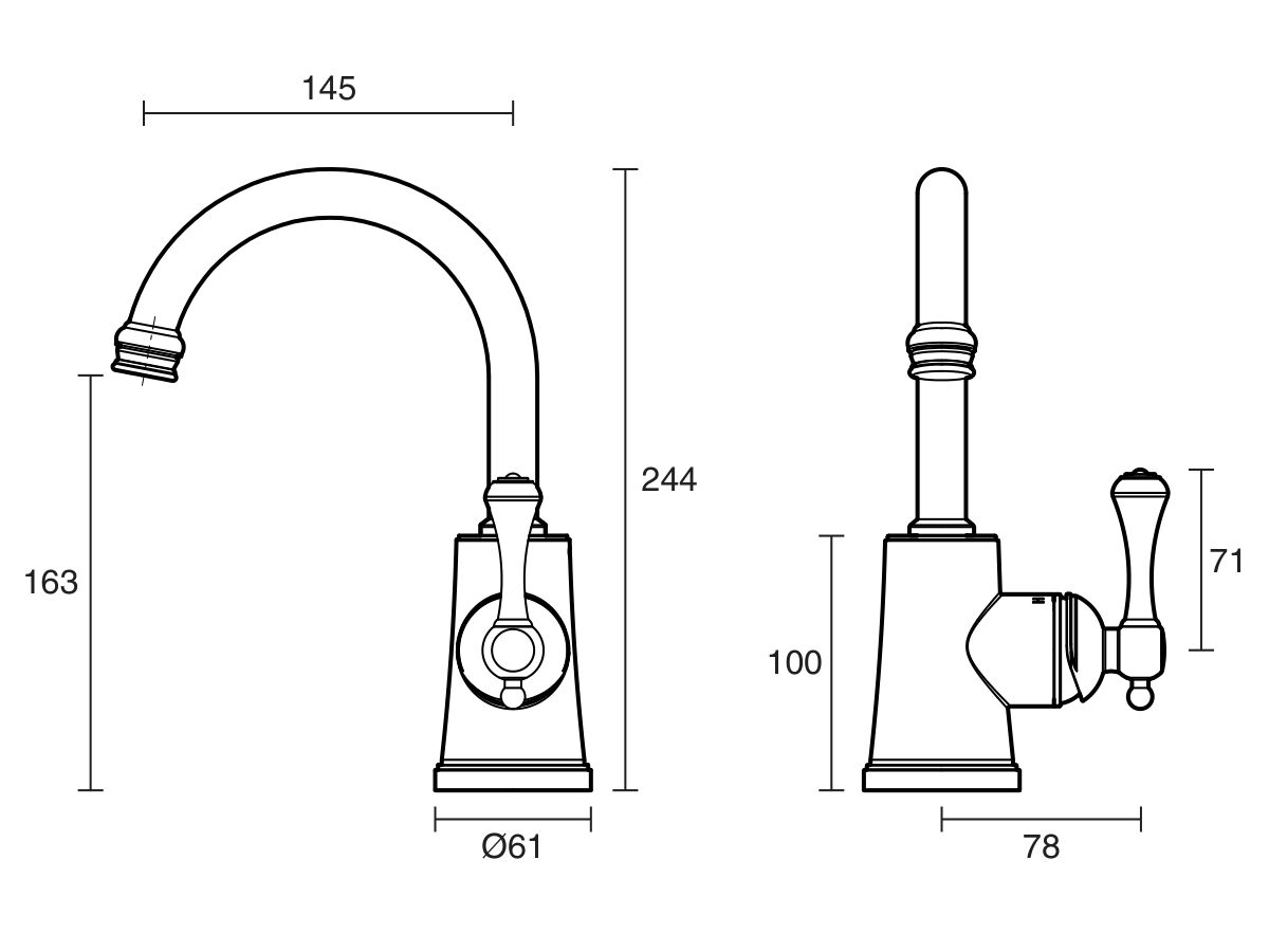 Kado Era Basin Mixer (5 Star)