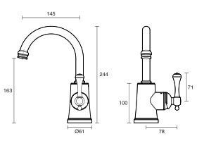 Kado Era Basin Mixer (5 Star)