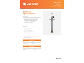 Technical, Installation & Maintenance Sheet - Valfort 480 Fire Hose Reel with Metal Seated Union