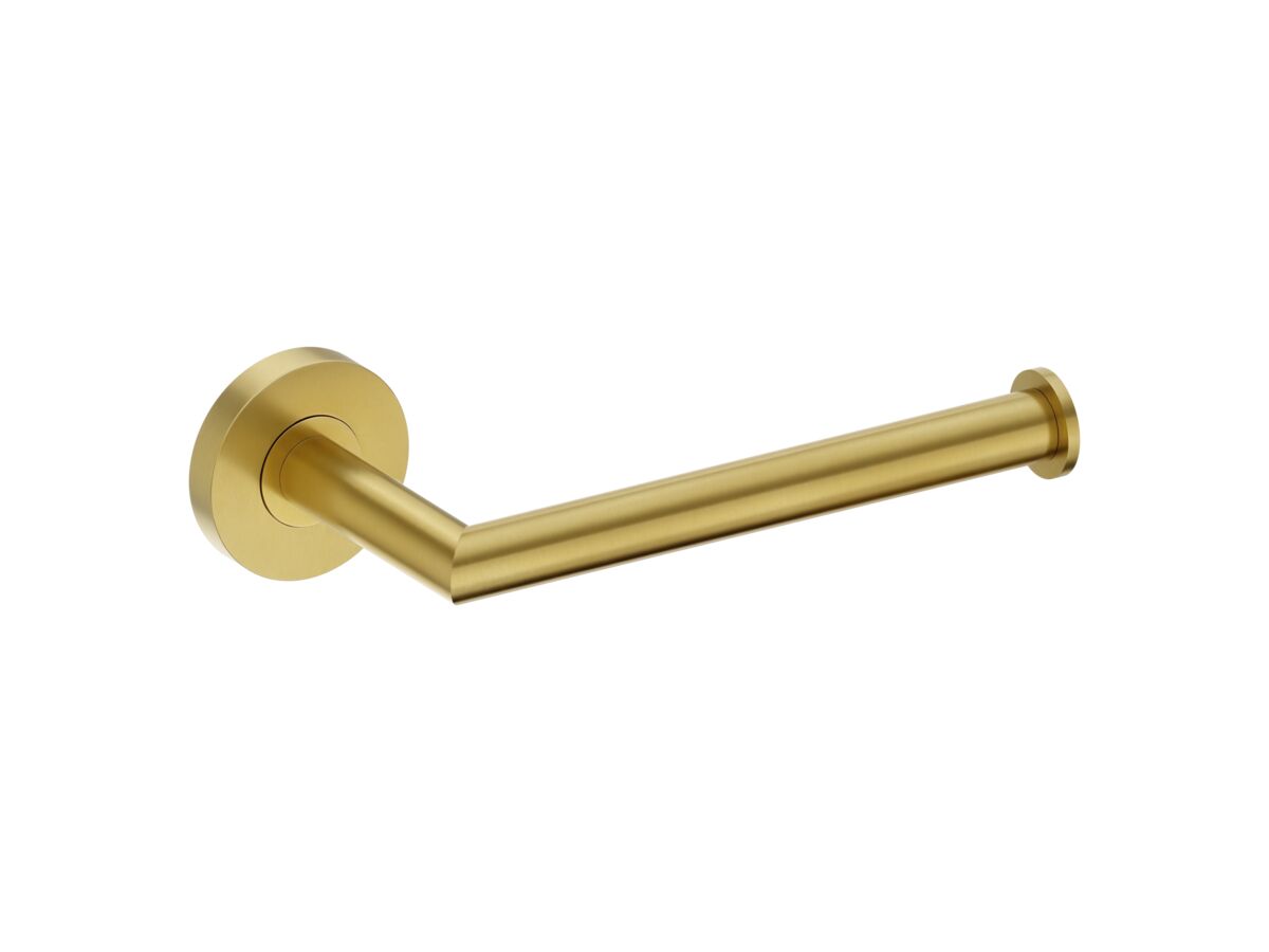 Mizu Drift Reversible Toilet Roll Holder Brushed Brass