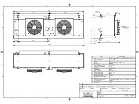 Cabero Water Defrost Evaporator CH4E2/50W-1