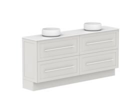 Supporting Image - Kado Lux Ensuite All Drawer Twin 1800mm Floor Mount Double Basin 12mm Durasein Top