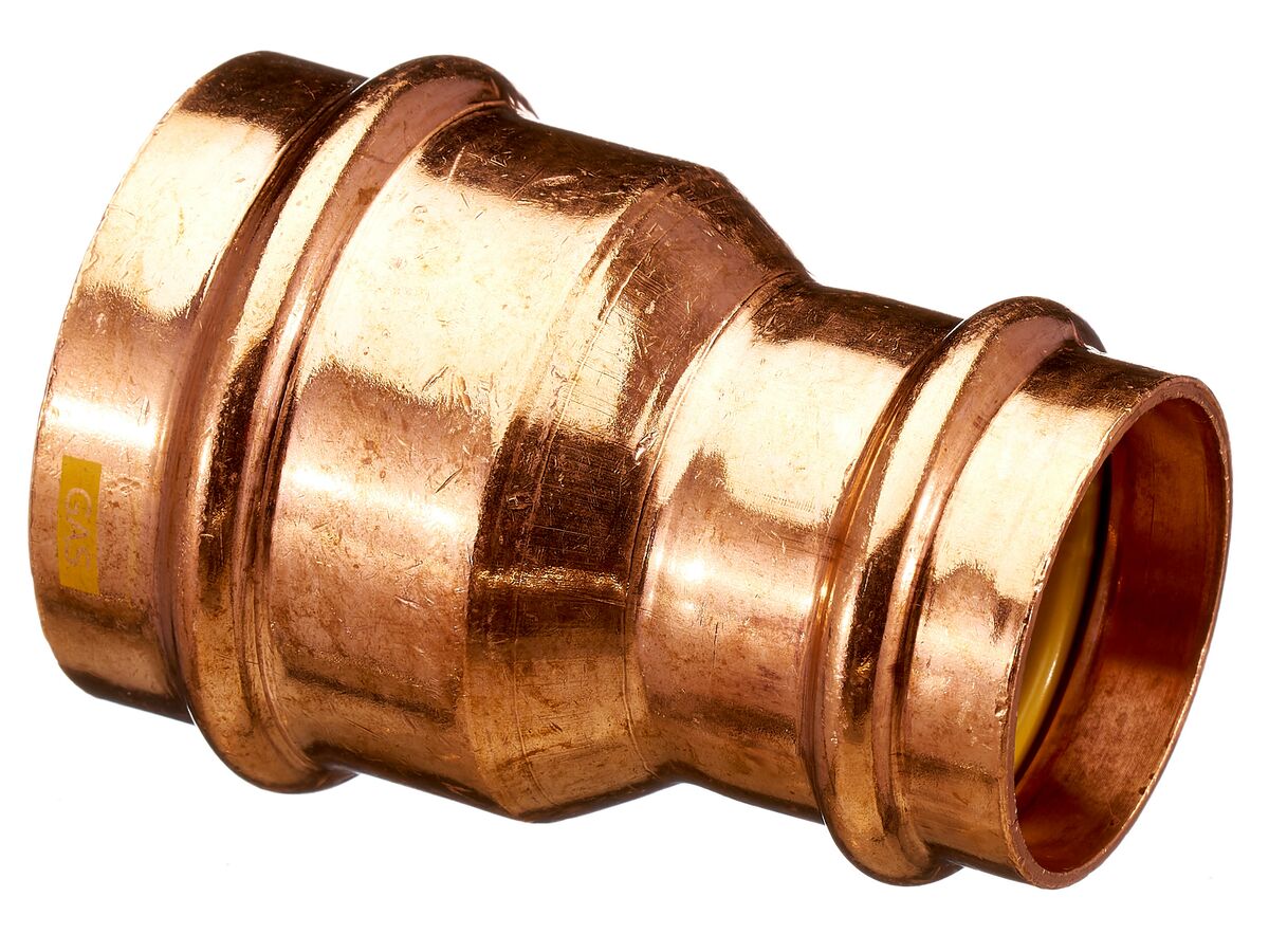 >B< Press Gas Reducing Coupling 50mm x 40mm