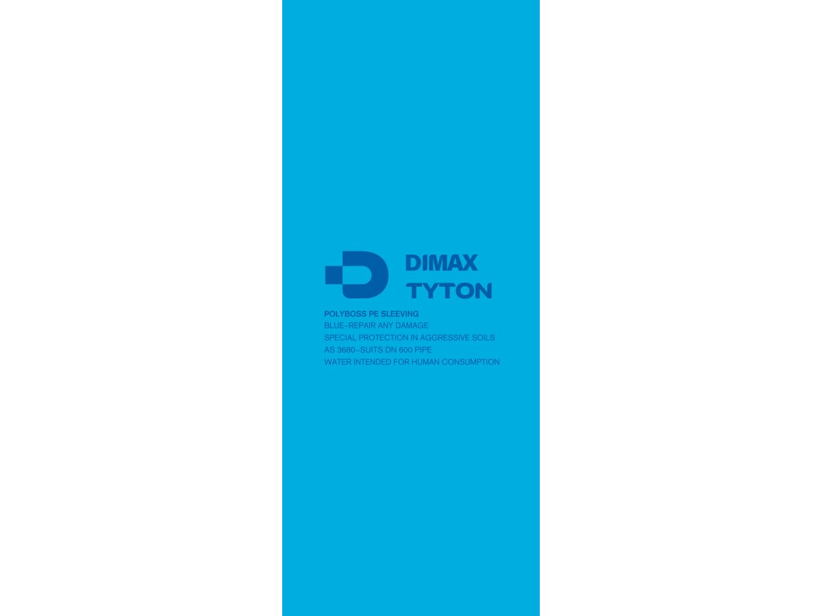 Supporting Image - Polyboss Pipe Sleeve Blue (8) 600mm
