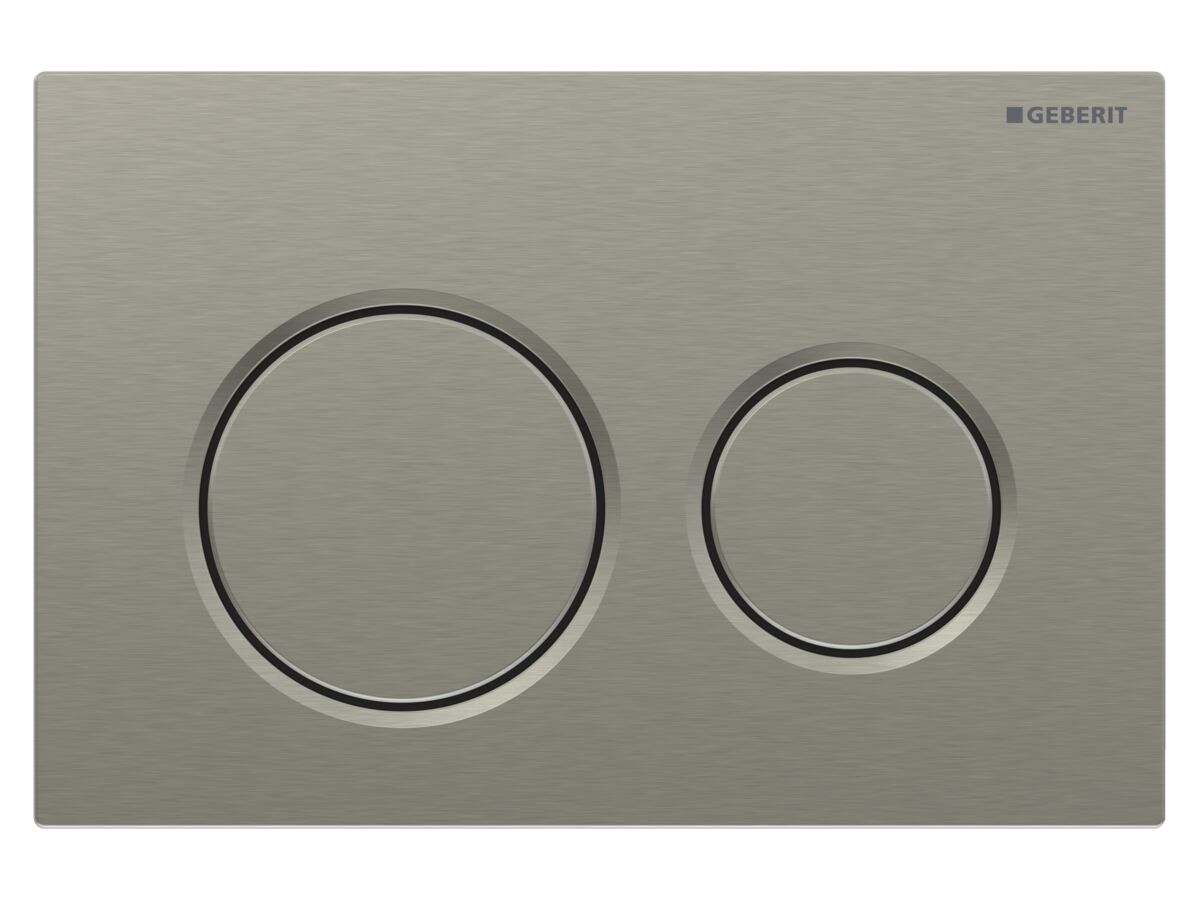 Hero - Geberit Omega01 Dual Flush Button Brushed Nickel