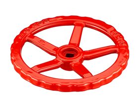Dimax RSGV Handwheel Suits 80-150mm Valves OD 275mm Red Clockwise Close with Stainless Steel Bolt & Washer
