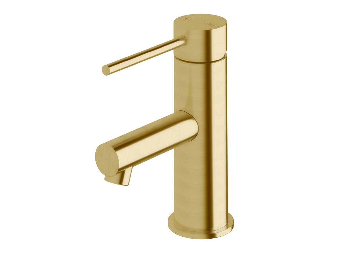 Hero - Sussex Scala Basin Mixer Tap with 100mm Extension Pin LUX PVD Brushed Pure Gold (5 Star)