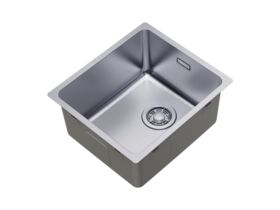 Supporting Image - Memo Oscar Inset/Undermount Compact Single Bowl Sink 350mm Overflow No Taphole